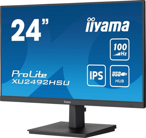 [MON0007] IIYAMA XU2492HSU-B6 IPS HP DP-HDMI HUB USB  