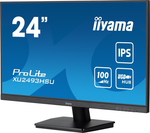 [MON0009] IIYAMA XU2493HSU-B6 IPS HP DP-HDMI HUB USB