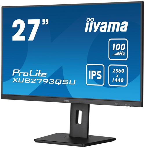 [MON0015] IIYAMA XUB2793QSU-B6 IPS HP DP-HDMI HUB USB  PIVOT 2561*1440