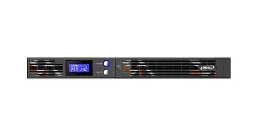 [OND0018] Infosec E3 Live 750 RM Onduleur On-Line  750 VA (1U) 4 Prises IEC
