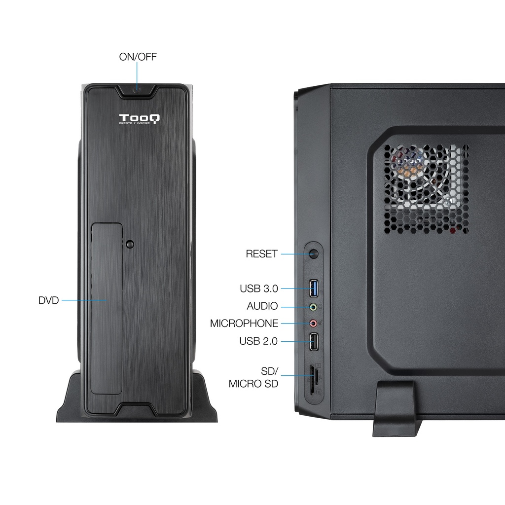 TooQ TQC-3007U3C + alim 500W