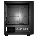 Abysm Danube Inva MX202 Boîtier Tour ITX, micro ATX - Côté Verre Trempé