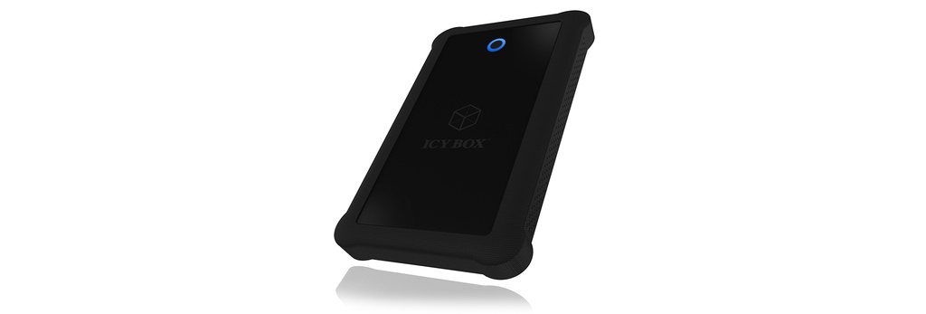 ICY BOX IB-233U3-B USB 3.0 et cache de protection en silicone
