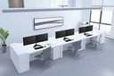 D550DDBLACK, est un montage inclinable, pivotant et rotatif, pour 2 écrans plats jusqu'à 32".