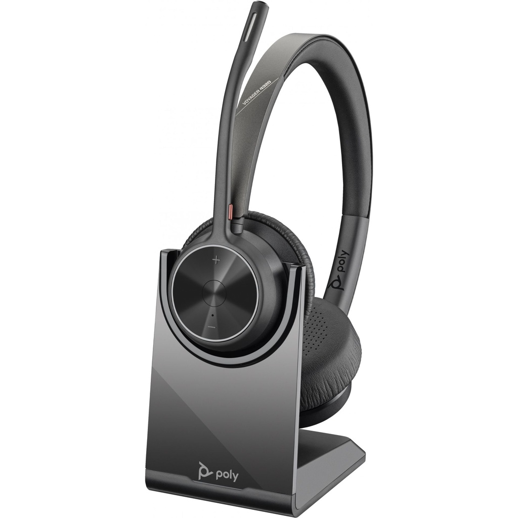 Casque Poly Voyager 4320 USB-C + dongle BT700 + support de charge (218479-01)