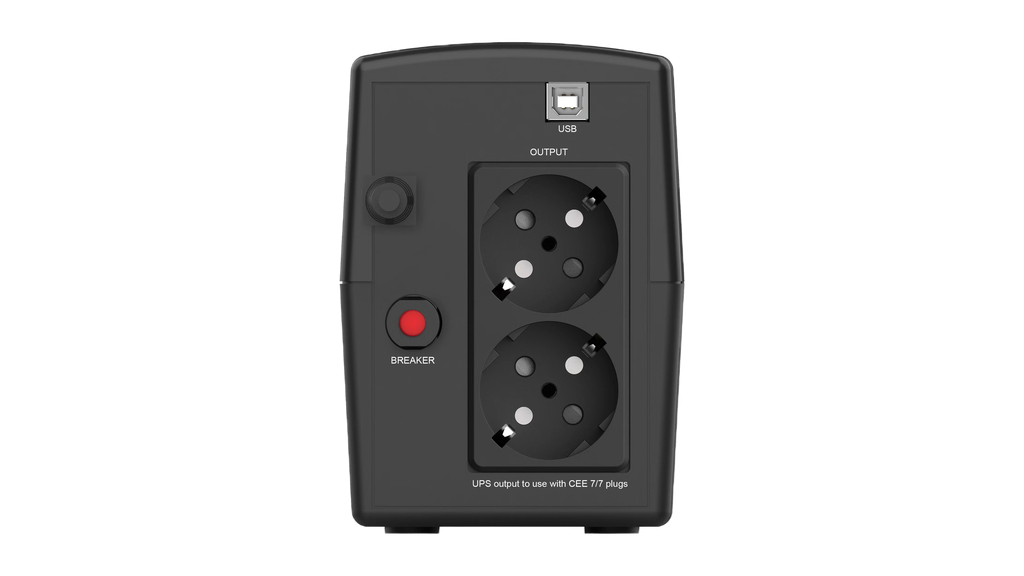 Infosec X1+ 1000 FR/SCHUKO Line Interactive 2 Prises FR / SCHUKO 