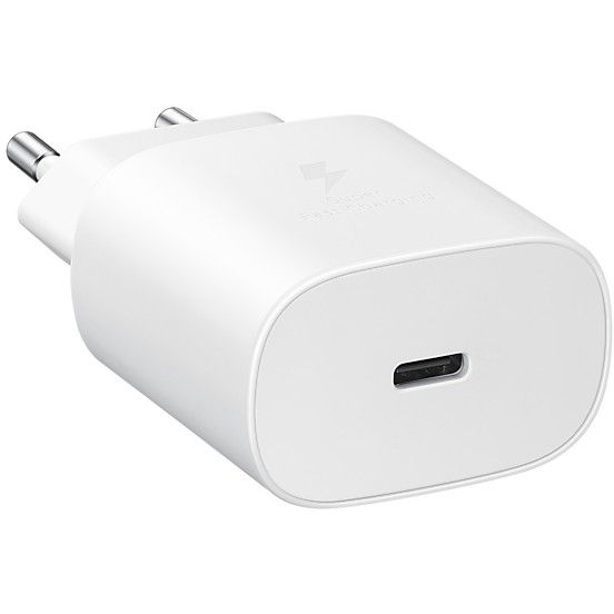 Samsung chargeur rapide 25W alimentation Type-C blanc