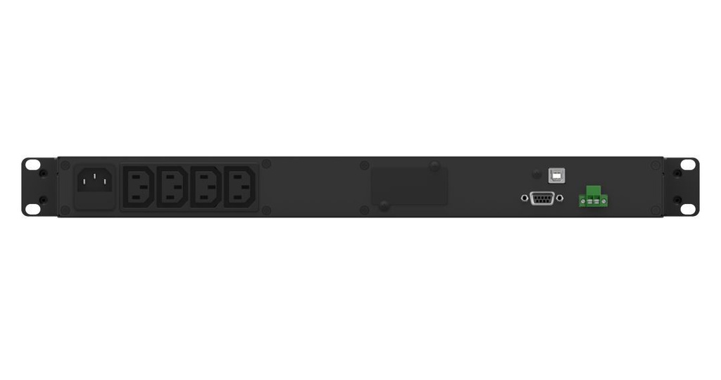 E3 Live 500 RM - Onduleur Line Interactive 500 VA (1U) 4 Prises IEC