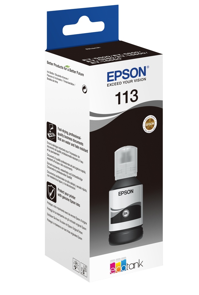 Epson 113 Bouteille noire EcoTank (127 ml) 