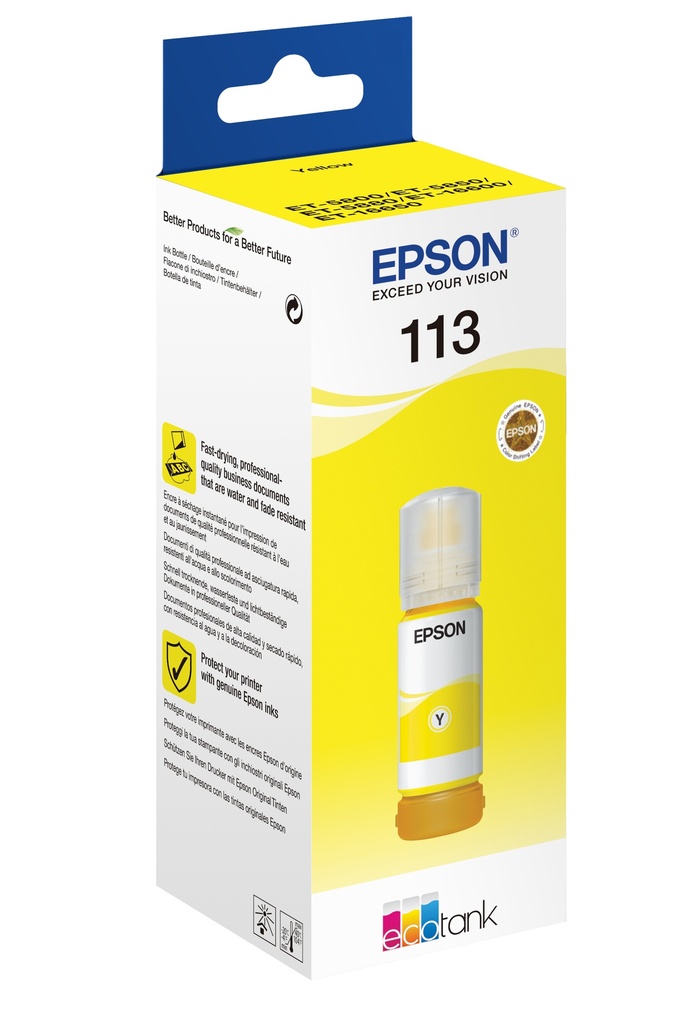 Epson 113 Bouteille jaune EcoTank (70 ml)