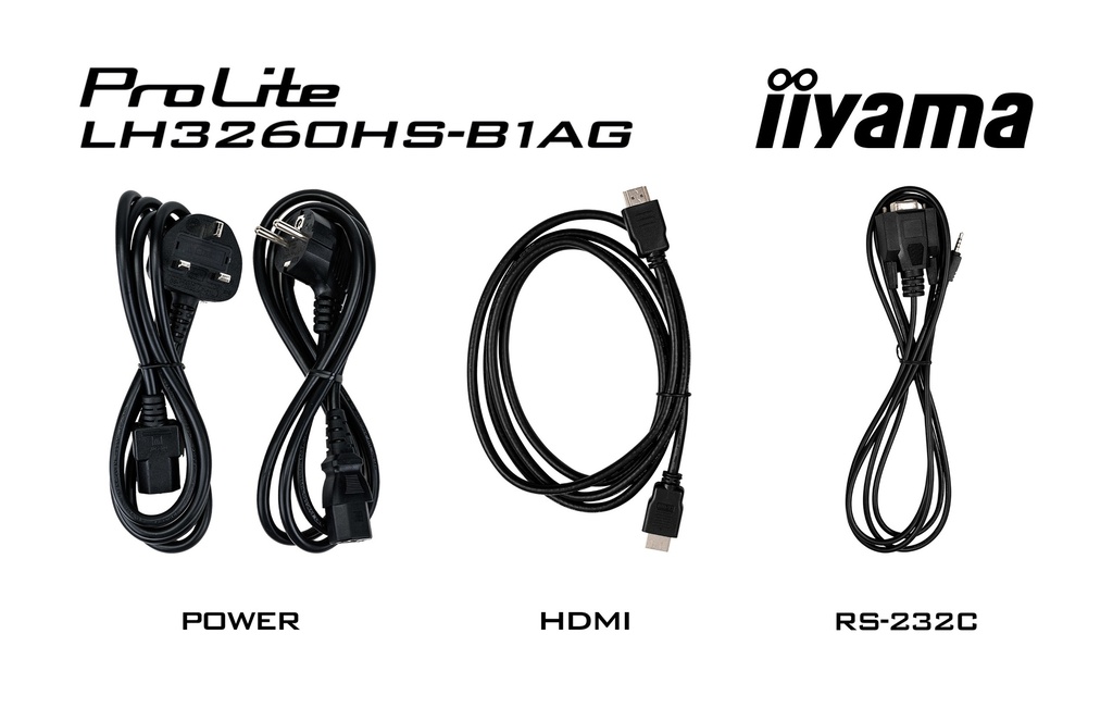 IIYAMA PROLITE LH3260HS-B1AG + Support Mural 