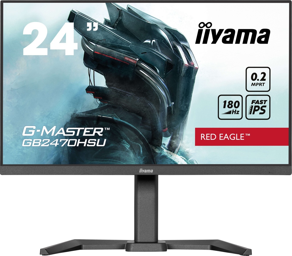 IIYAMA G-MASTER GB2470HSU-B6, 60,5 cm (23.8"), 1920 x 1080 pixels, Full HD, LCD, 0,2 ms