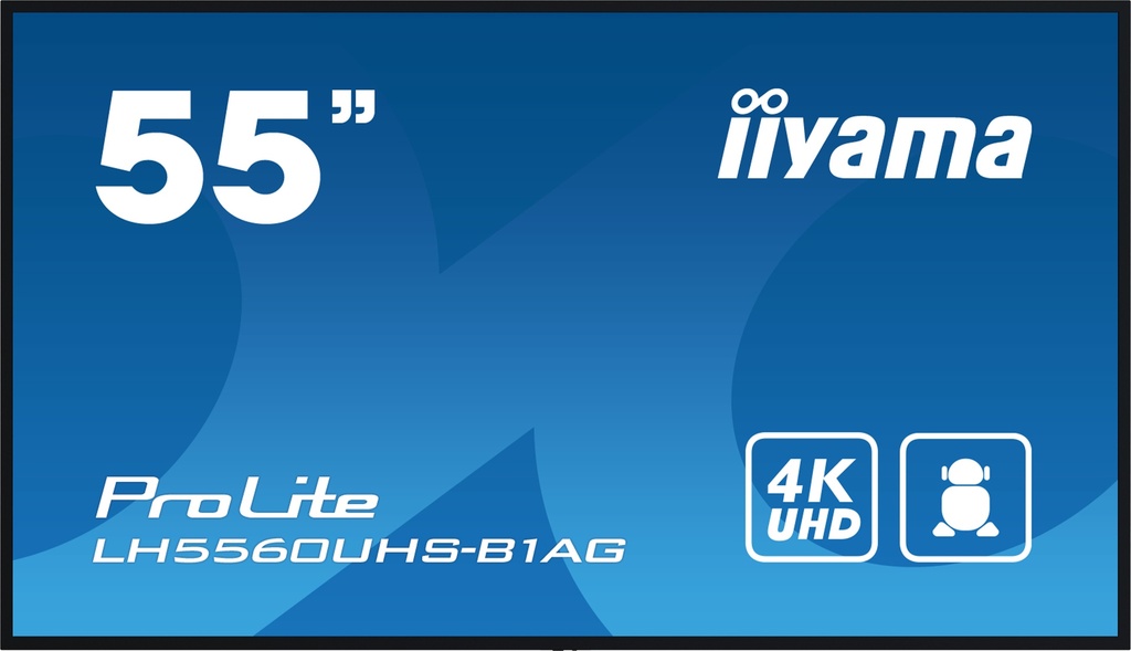 IIYAMA PROLITE LH5560UHS-B1AG + Support Mural