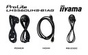 IIYAMA PROLITE LH5560UHS-B1AG + Support Mural
