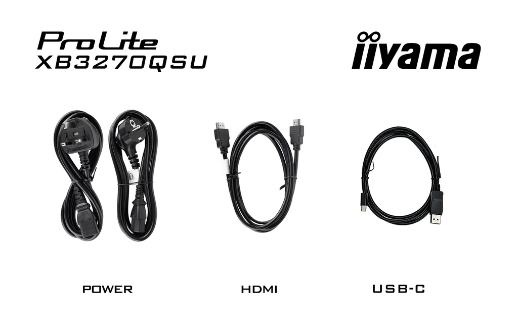 IIYAMA XB3270QSU-B1 81,3 cm (32") 2560 x 1440 pixels Wide Quad HD LED Noir