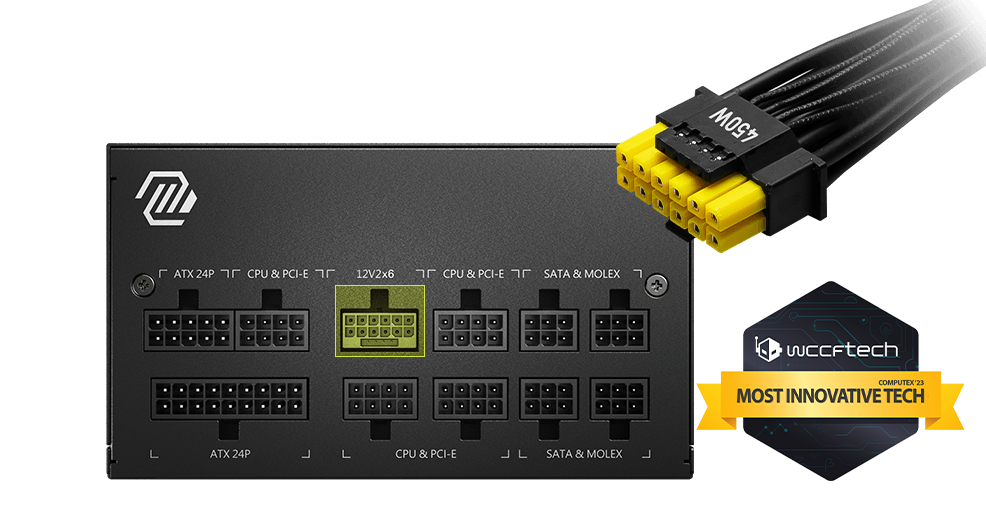 Msi MAG A850GL PCIE5  850W - ATX - 80Plus Gold - Support PCIe Gen 5.0 (7 ans constructeur)