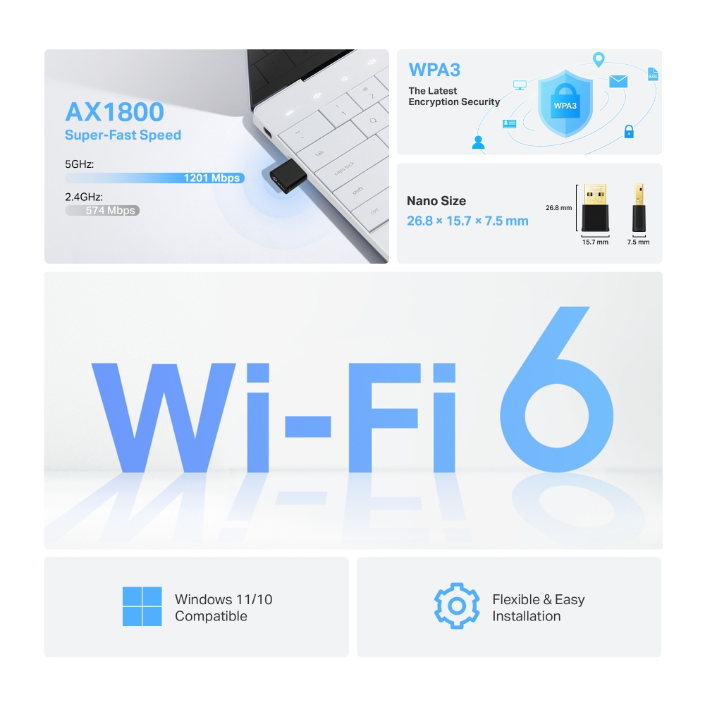 TP-Link  Archer TX20U Nano AX1800