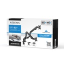Aisens ECO Support de Table Contrepoids Rotatif et Inclinable pour Moniteur/TV 8kg (3 Pivots - 2 Bras) du 17 au 32 - Couleur Noir 