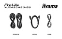 iiyama ProLite XU2493HSU-B7  HDMI, DisplayPort haut-parleurs