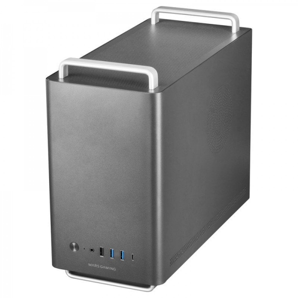 Mars Gaming MC-ELITE - Portabilité « Poignée et support en aluminium » - Flux d'air optimisé - Connectivité USB-C