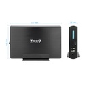 Tooq Boîtier externe HDD 3,5" SATA USB 3.0/3.1 Gen 1