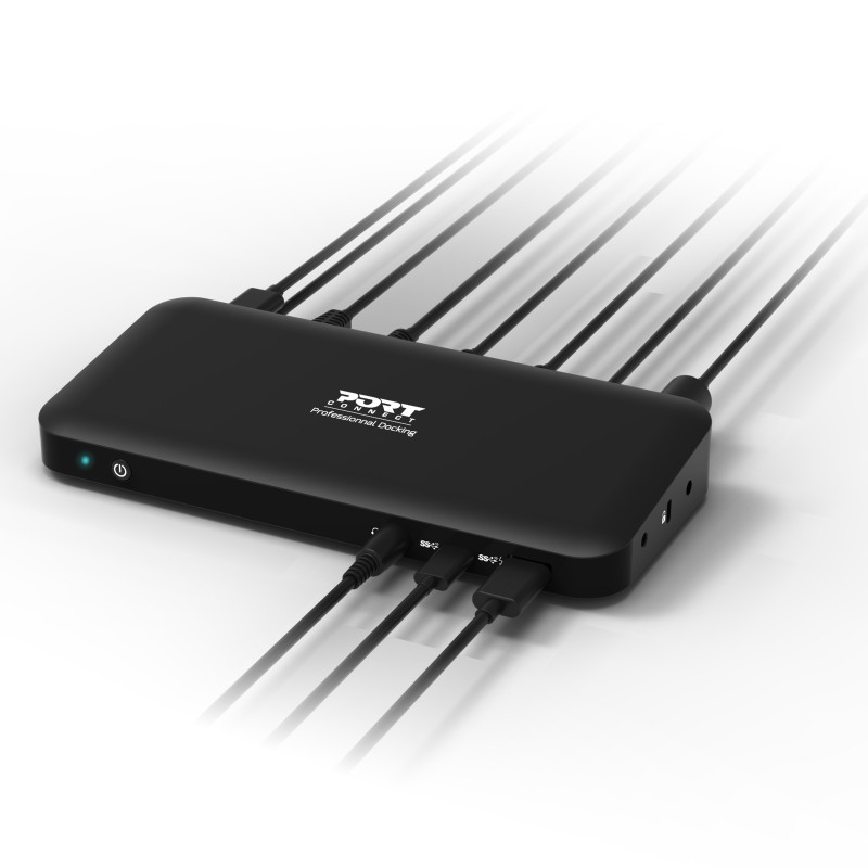   Station d'accueil bureau 3 X 4K USB-C 9 périphériques 85W  901910