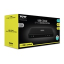   Station d'accueil bureau 3 X 4K USB-C 9 périphériques 85W  901910