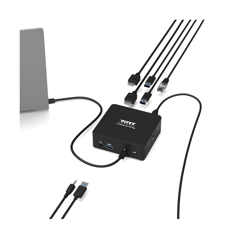 Station d'accueil bureau 2 X 2K USB-C 7 périphériques 85W  901908