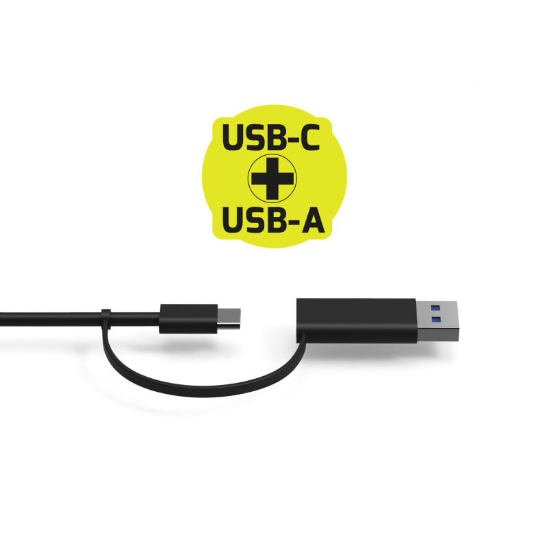 Station d'accueil bureau 2 X 2K USB-A & USB-C 9 périphériques 100W 901908-W-EU