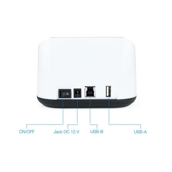 Tooq Station d'accueil USB 3.0 HDD/SSD 2.5", 3.5" SATA I,II,III Bouton de clonage Sauvegarde  