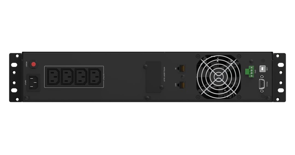 E3 Live 2200 RT Onduleur In-Line  2200 VA (2U) 4 Prises IEC