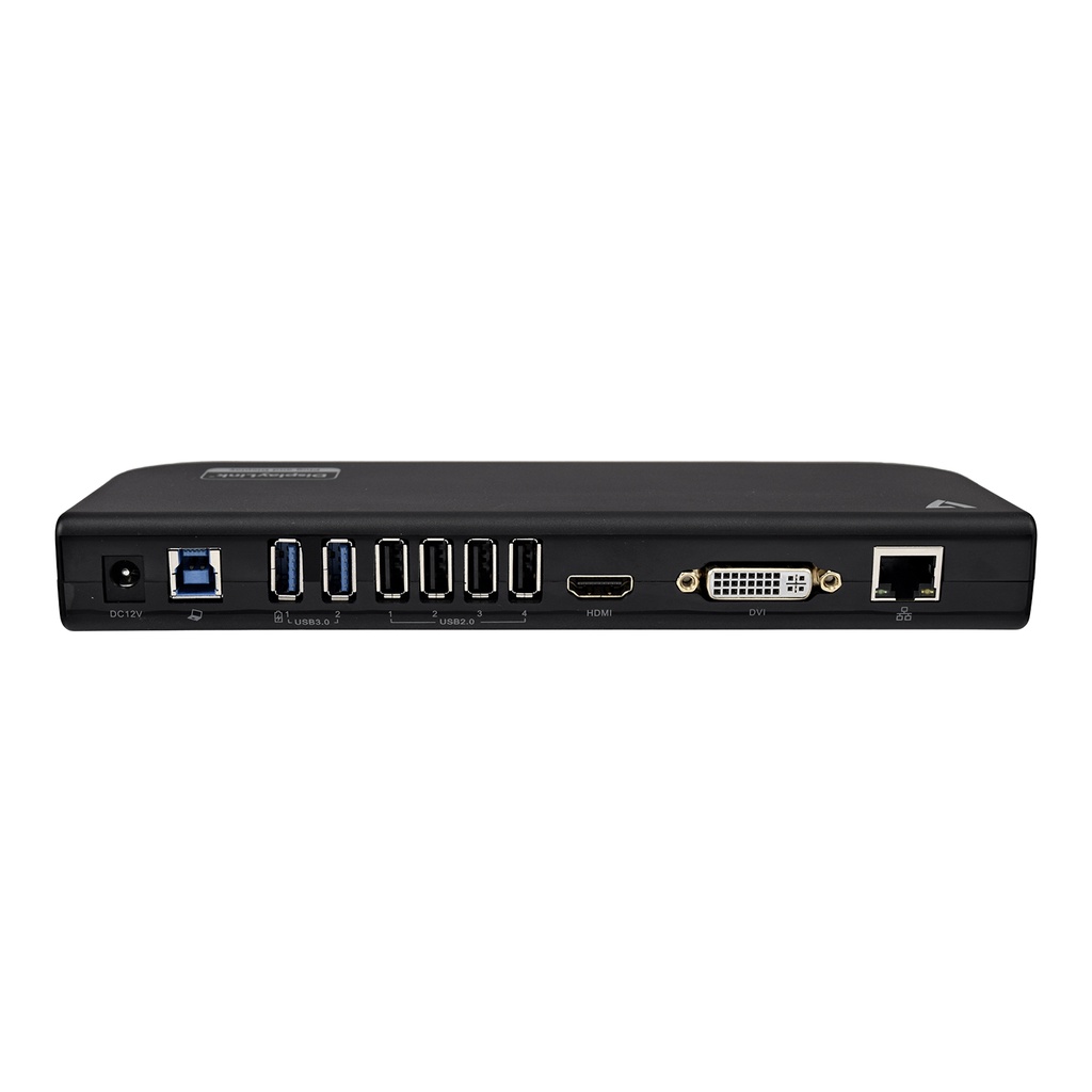 V7 UDDS2 station d'accueil USB 2.0 Noir