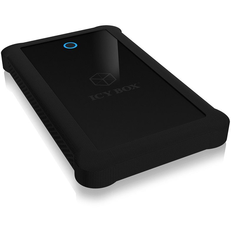 Icy Box IB-233U3-B USB 3.0 et cache de protection en silicone