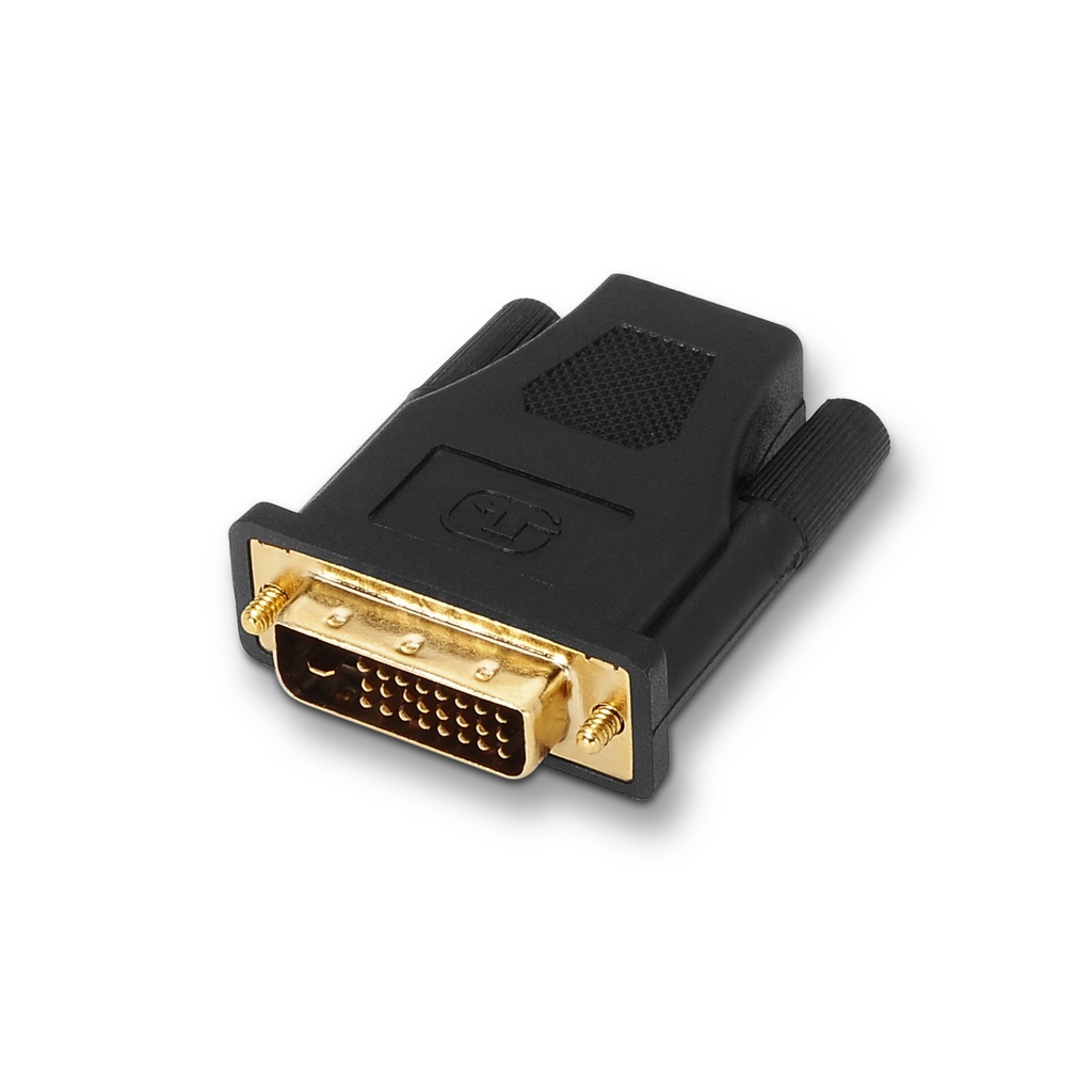 Aisens A118-0091 Adaptateur DVI vers HDMI - 24+1/M-HDMI A Femelle Blindé Or - Full HD