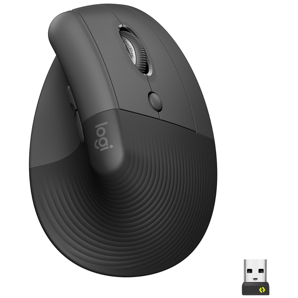 Logitech Lift Vertical Ergonomic Mouse - souris verticale - 910-006473 - Droitier