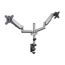 V7 DM1DTA-1E Support 2 Ecrans Ressort Gaz pour Moniteur 17-32''