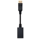 Nanocable 10.16.0502 Convertisseur  DisplayPort vers HDMI - DP/M-HDMI A/H - 15 cm - Noir