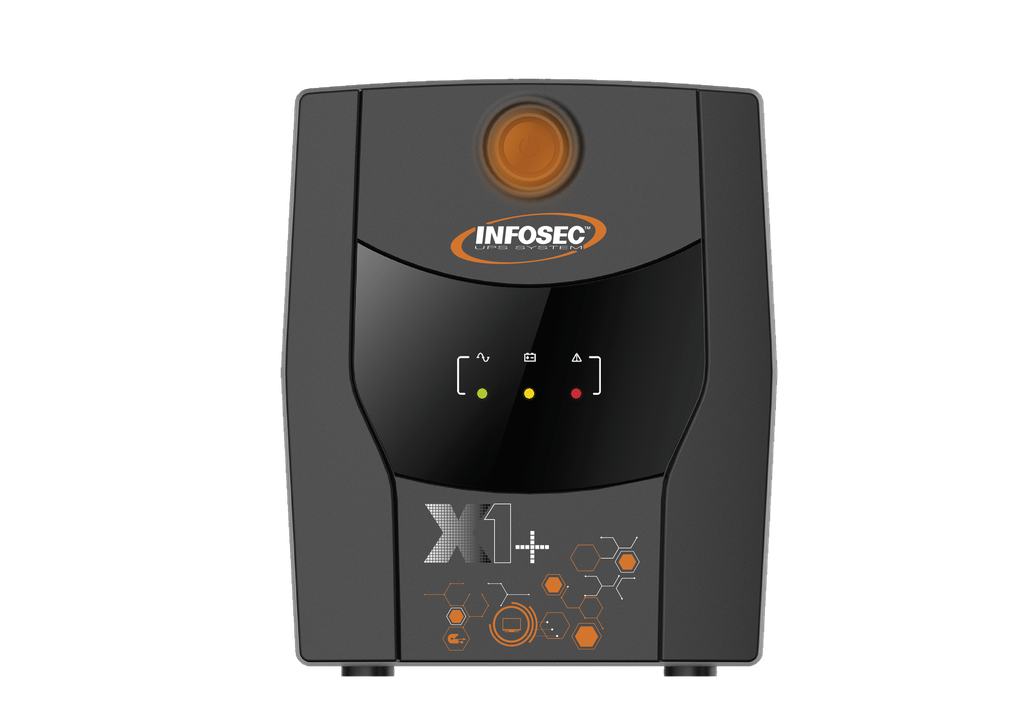 Infosec X1+ 1600 FR/SCHUKO Line Interactive 4 Prises FR / SCHUKO  