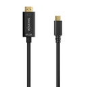 Aisens A109-0624 Câble Convertisseur USB-C vers HDMI 4K@30HZ - USB-C/M-HDMI/M - 1.8M - Couleur Noir 