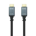 Nanocable 10.15.8001 HDMI 2.1 IRIS 8K Mâle vers HDMI 2.1 IRIS 8K Mâle 1m - Couleur Noir