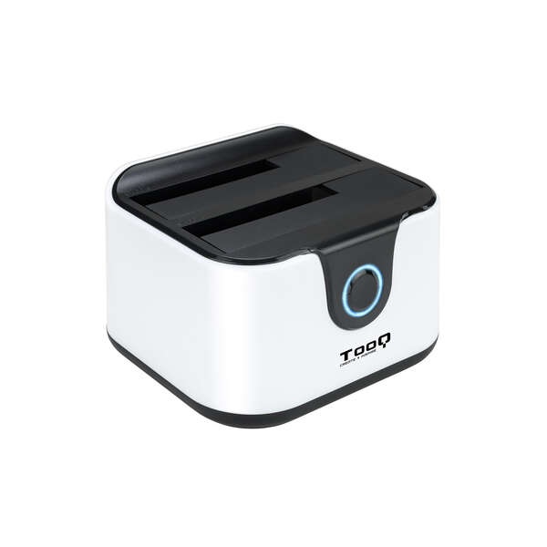 Tooq Station d'accueil USB 3.0 HDD/SSD 2.5", 3.5" SATA I,II,III Bouton de clonage Sauvegarde  TQDS-802BW
