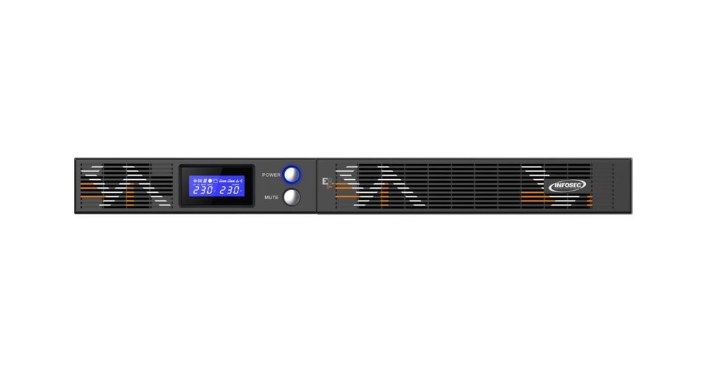 Infosec E3 Live 500 RM Onduleur On-Line  500 VA (1U) 4 Prises IEC