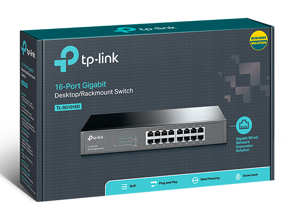 Tp-Link TL-SG1016D Switch de bureau 16 ports Gigabit