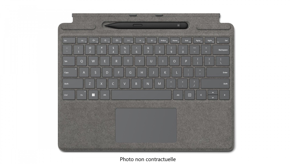 Microsoft 8X8-00167 Surface Pro Signature Clavier et Slim Pen 2 Azerty - Platinium  PRO 10