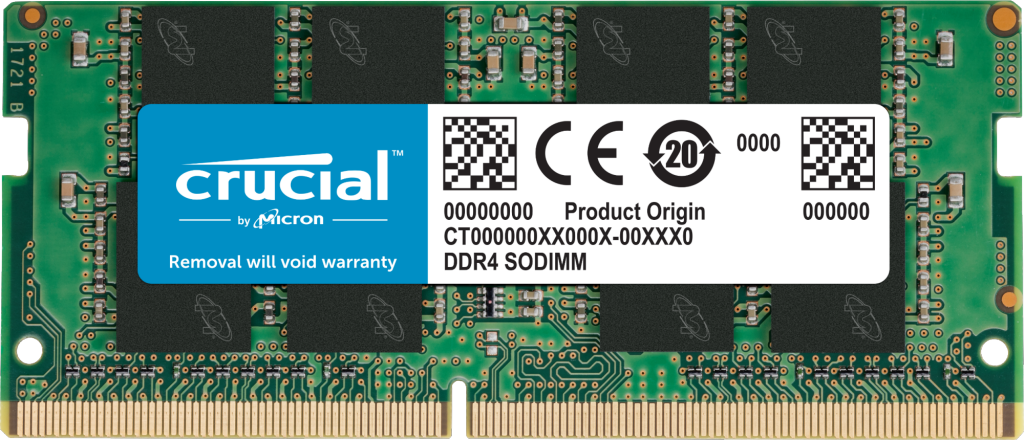 Crucial - 8 Go - DDR4-3200 1,20 V - Non-ECC SoDIMM