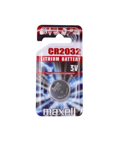 Maxell Lot de 1 pile bouton au lithium CR2032 3 V