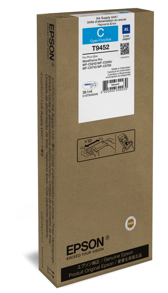 Epson C13T945240 WF-C5xxx Series Cartouche XL Cyan