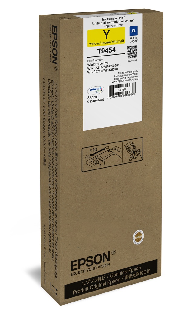 Epson C13T945440 WF-C5xxx Series Cartouche XL Yellow