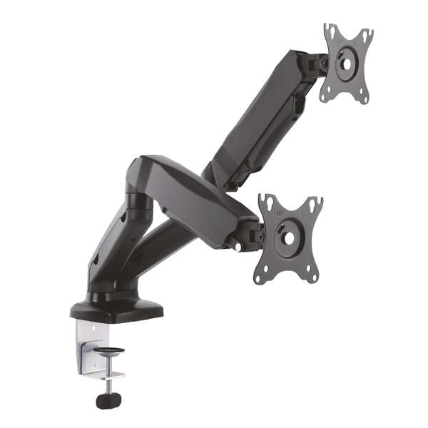 Aisens DT27TSR-045 Support double de table rotatif et inclinable à contrepoids (13"-32") - Noir