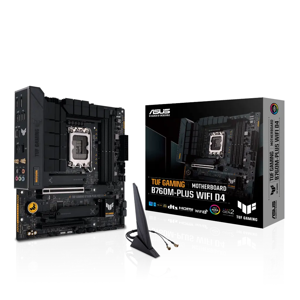 ASUS TUF GAMING B760M-PLUS WIFI D4 Intel B760 LGA 1700 micro ATX